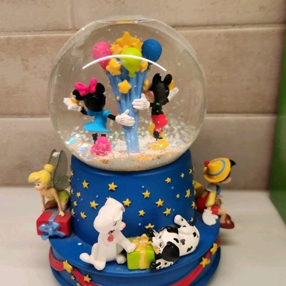 HALLMARK Walt Disney Musical 100th Birthday Water Globe Limited Edition With Box - Picture 7 of 9